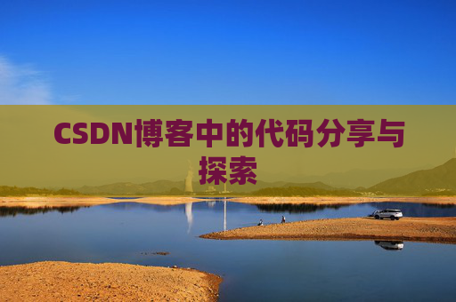 CSDN博客中的代码分享与探索